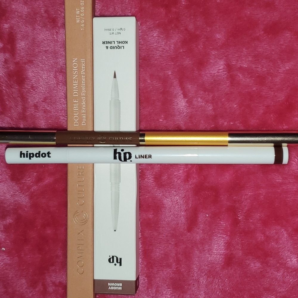 Hip Dot Liquid and Kohl Liner & Complex Culture Double Dimension Eyeliner Pencil